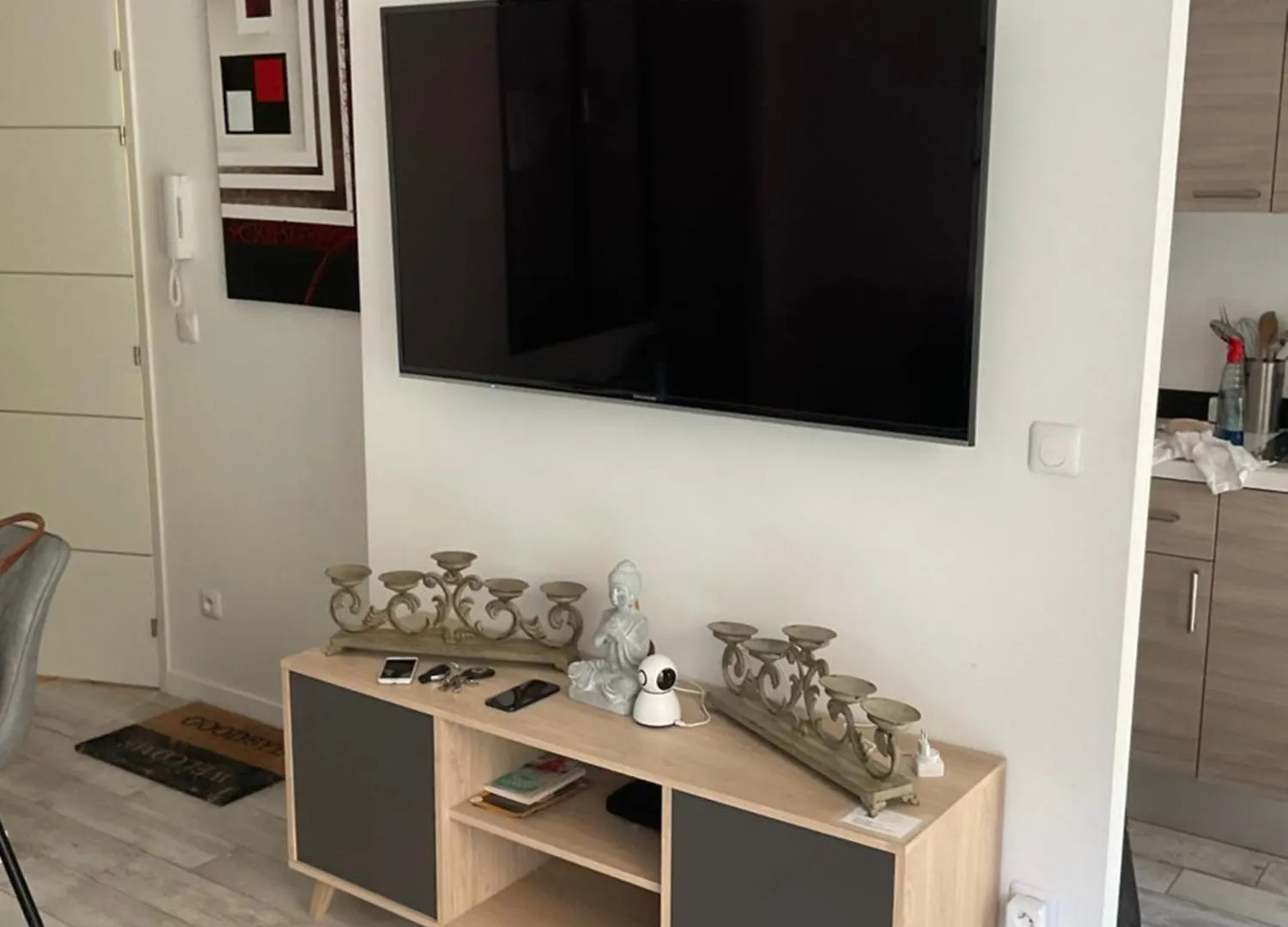 Apartamento Studio Coin Nuit Terrasse Parking Clim Nice